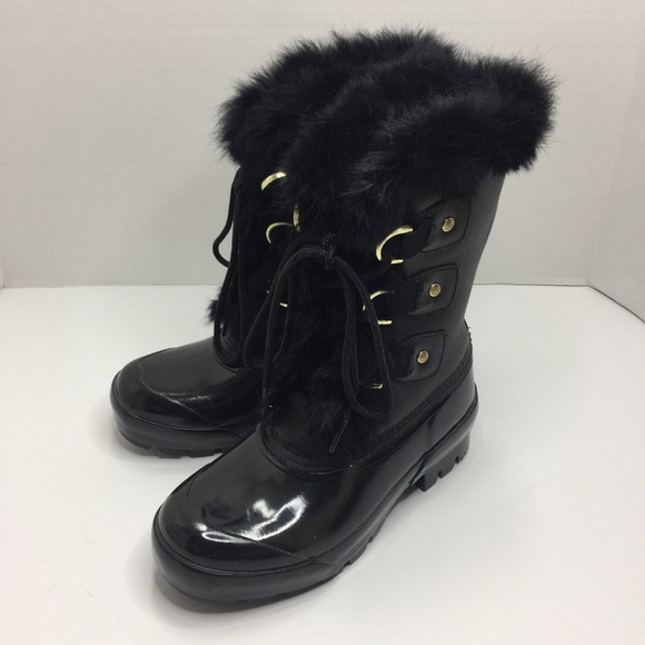 Hunter Cathie Genuine Dyed Rabbit Fur Trim Boot - Picture 3 of 8